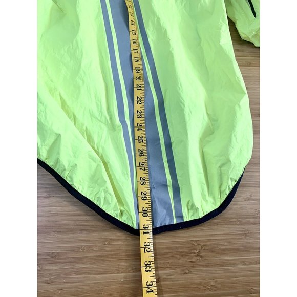 Castelli Mens Sz Small Pro Fit Light Rain Jacket Yellow - Picture 7 of 7